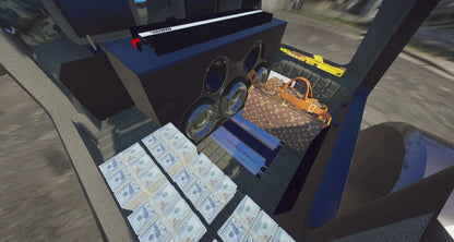 Custom Brabus G900 6 Seater Slider With Sound Box, Guns, Bags, LV Bag | A1 Customs
