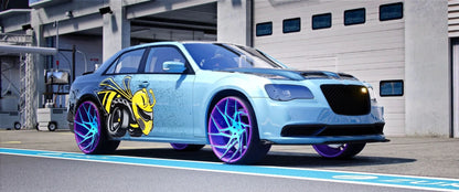 Custom Chrysler 1320 Scatpack 300c On Corleone Forged Rims | BittroCSI