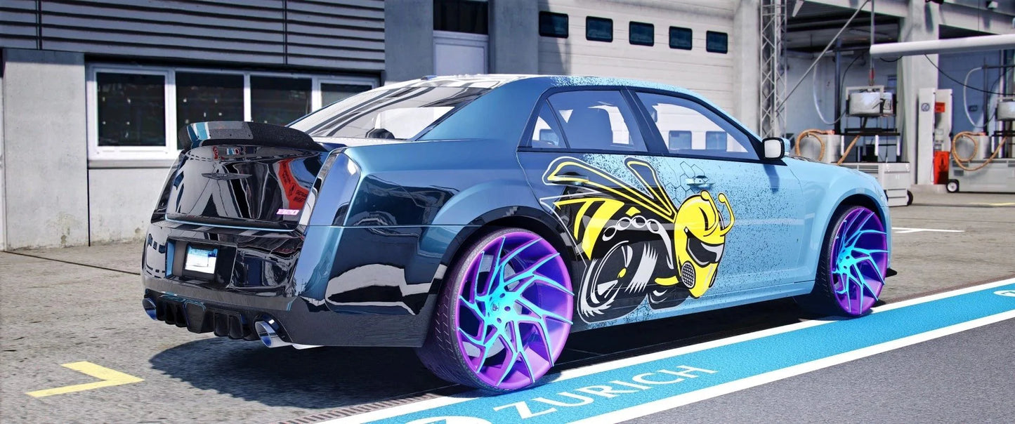 Custom Chrysler 1320 Scatpack 300c On Corleone Forged Rims | BittroCSI