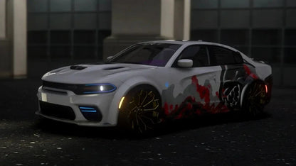 Custom Dodge Charger Hellcat Widebody on Amanis (5 Liveries) Bulletproof | Mopar Mak