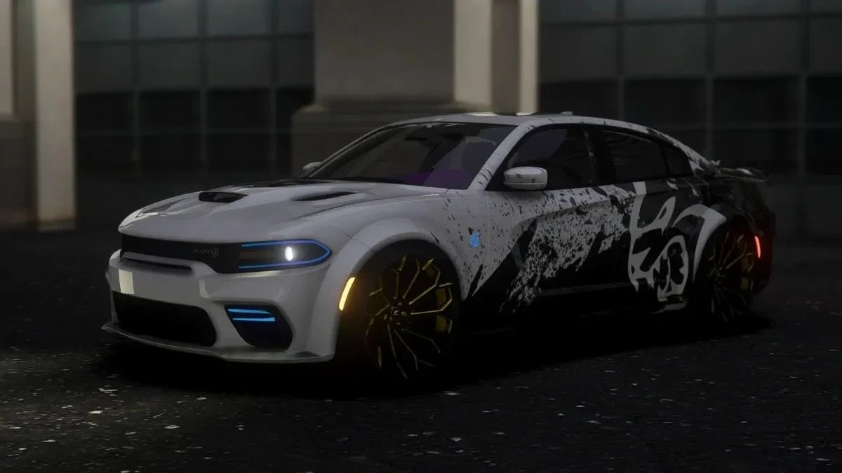 Custom Dodge Charger Hellcat Widebody on Amanis (5 Liveries) Bulletproof | Mopar Mak