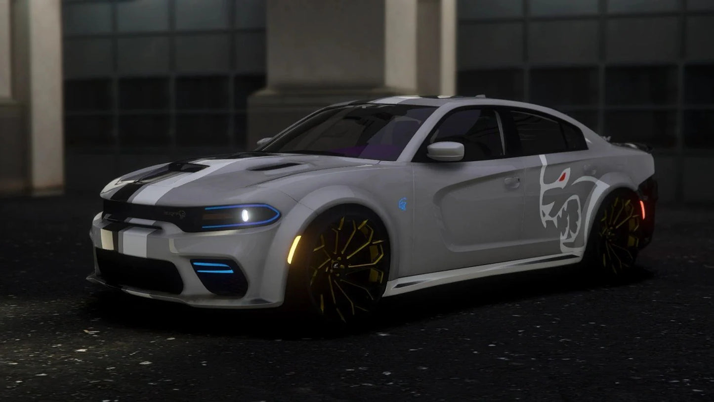 Custom Dodge Charger Hellcat Widebody on Amanis (5 Liveries) | Mopar Mak
