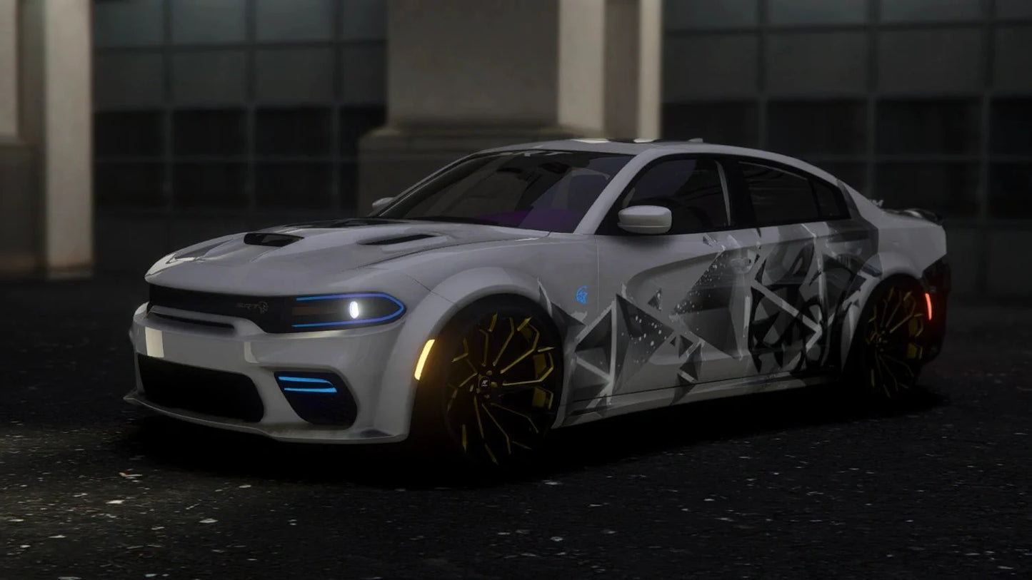 Custom Dodge Charger Hellcat Widebody on Amanis (5 Liveries) | Mopar Mak