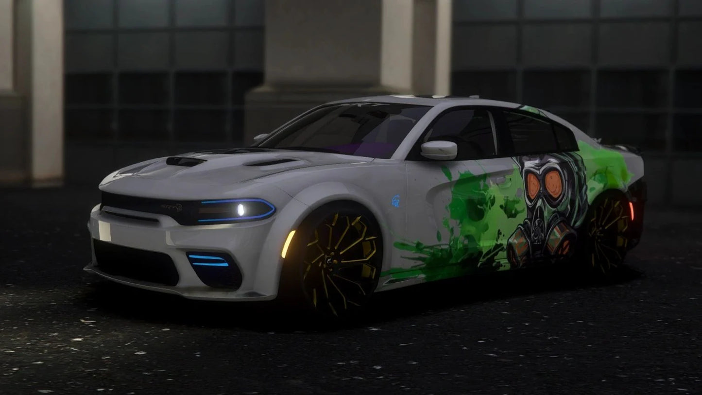 Custom Dodge Charger Hellcat Widebody on Amanis (5 Liveries) | Mopar Mak