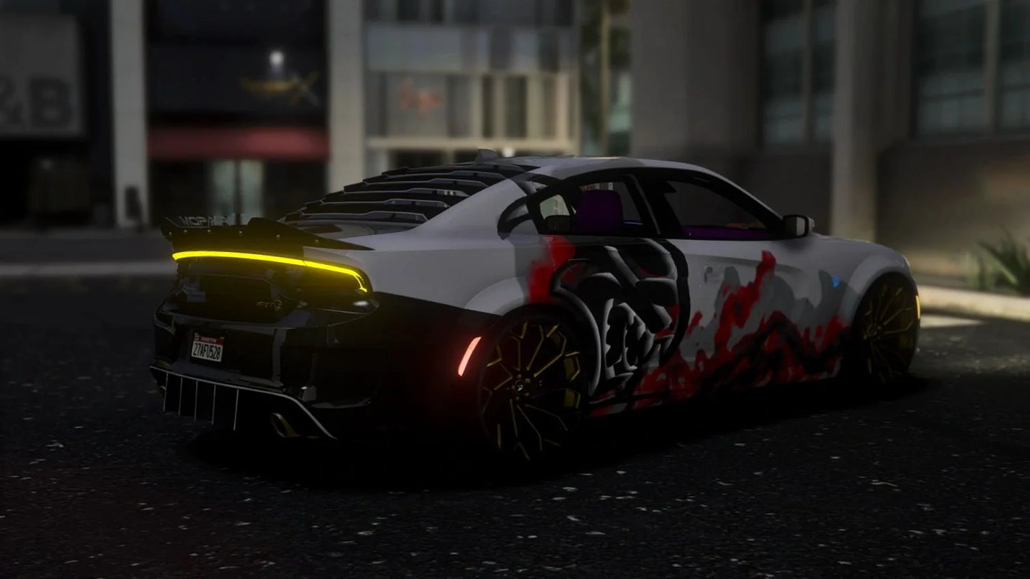 Custom Dodge Charger Hellcat Widebody on Amanis (5 Liveries) | Mopar Mak