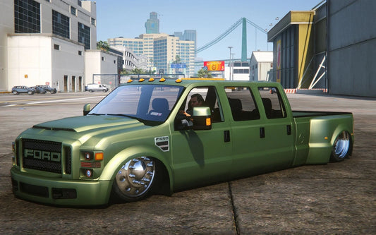 Custom Ford F550 Lowrider Wing Door | Banks Custom
