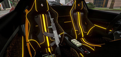 Custom Ferrari F8 Spider N-Largo (Money and Gun) | GS Omar