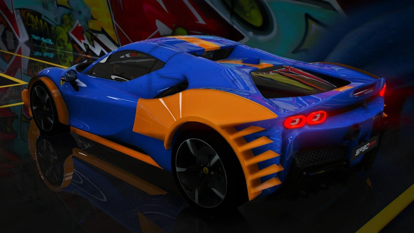Customs Ferrari SF90 Spider BodyKit (Auto Roof) | GS Omar