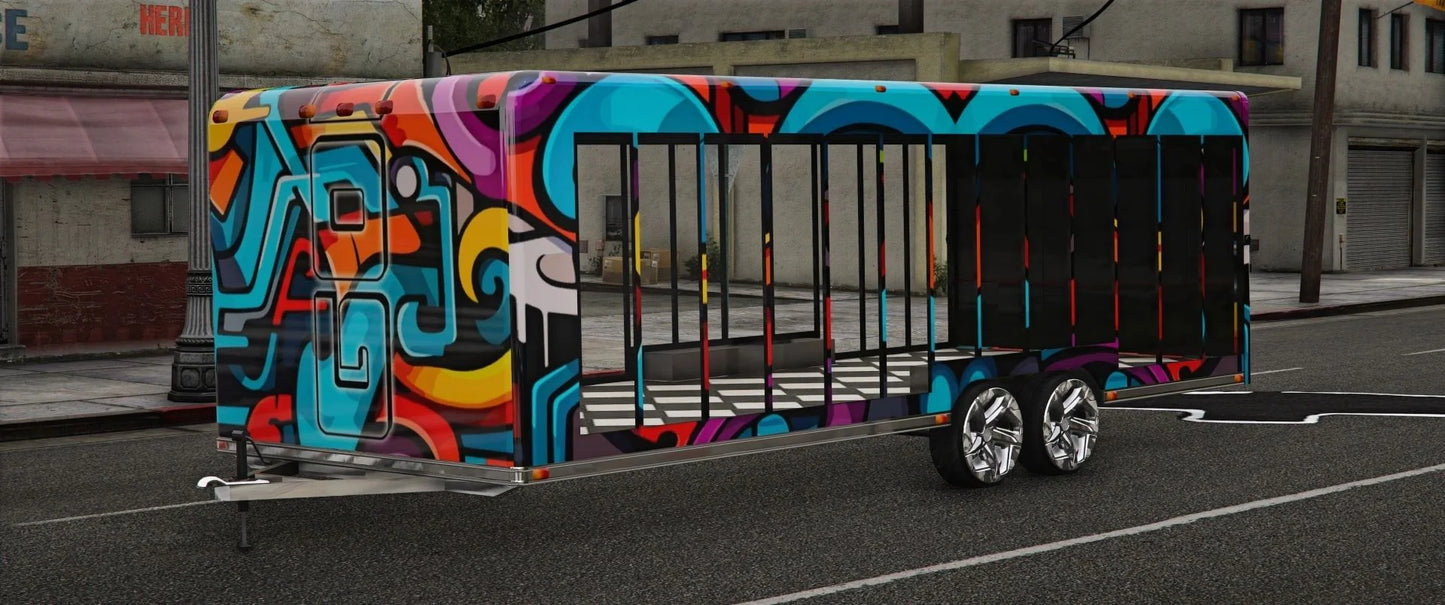 Custom Glass Window Show Hauler (Bumper Pull) | GG