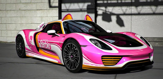 Custom Animated Barbie Porsche 918 Spyder [20+ Tuning Parts] | Port Baek