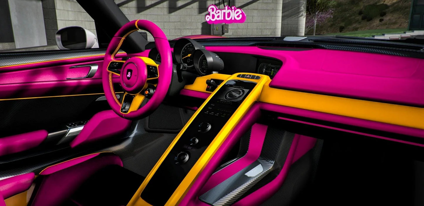 Custom Animated Barbie Porsche 918 Spyder [20+ Tuning Parts] | Port Baek