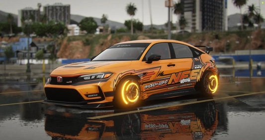 Custom Animated Honda Civic Type-R FL5 x NFS Unbound [Tuning] | Port Baek