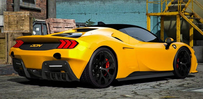 Custom Mustang "Super Stang" Concept | 4K Customs