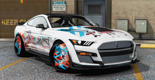 Custom Zero Two Mustang On Neon Rims With Rolls Royce Doors | RTG Customs