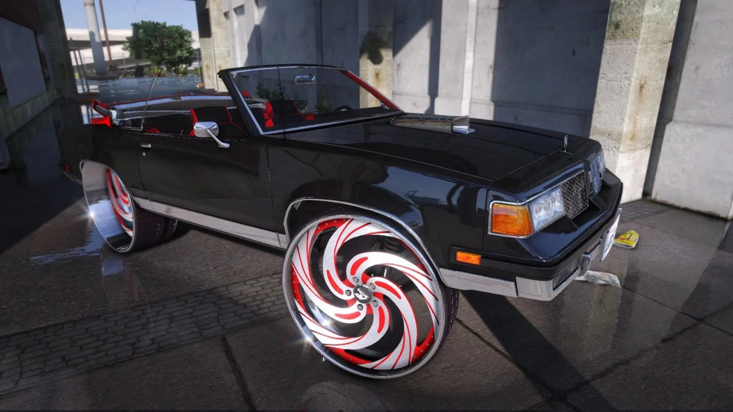 Cutlass Drop Top On Amani Forged | PNUT Customs