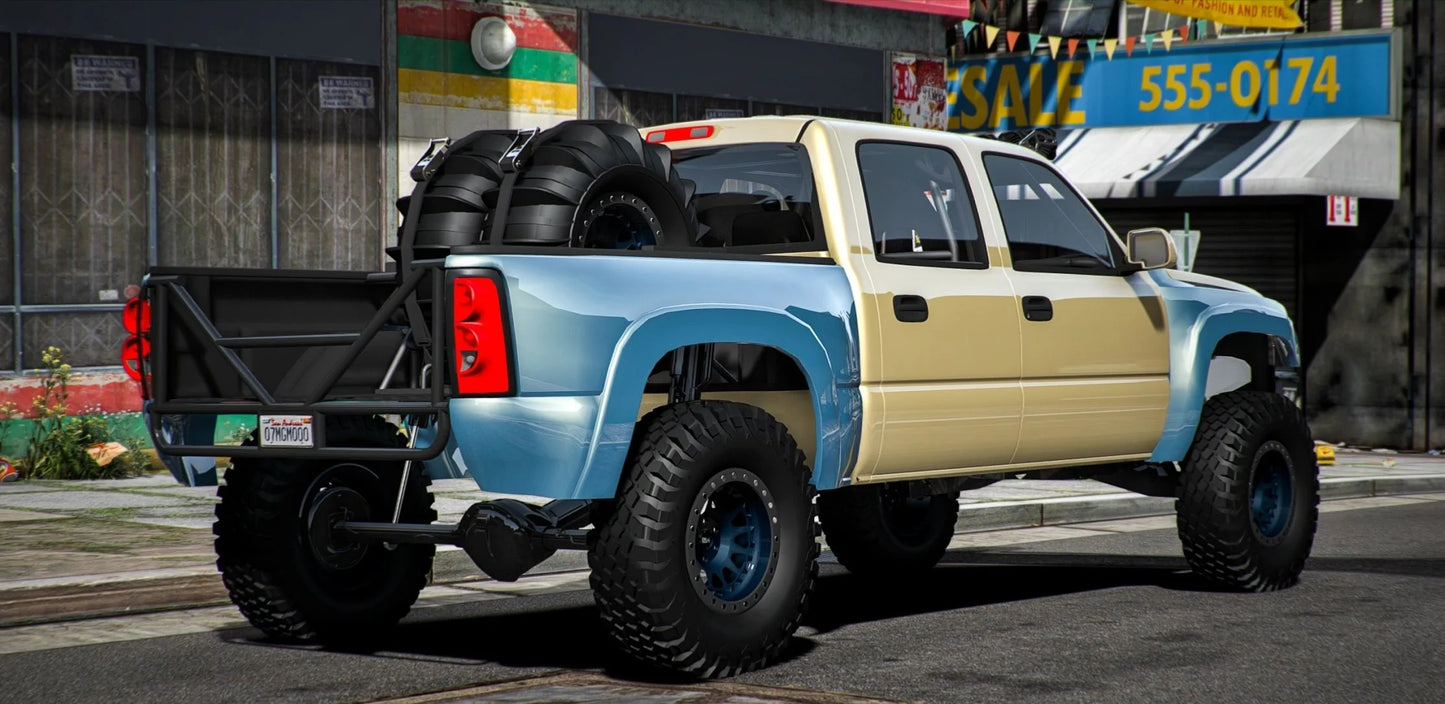 Cateye Chevy Silverado Pre Runner Custom | Swuey