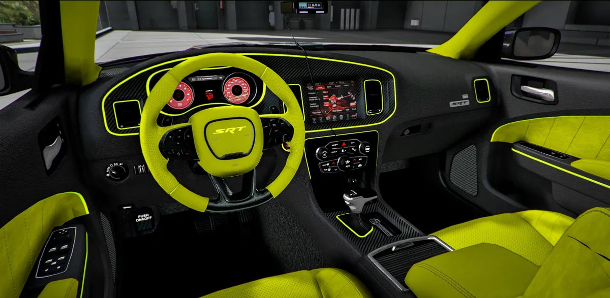 Dodge Charger Hellcat Widebody Joker Wrap [6 Seater Slider] | Tony´s Custom