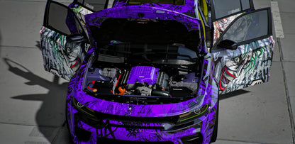 Dodge Charger Hellcat Widebody Joker Wrap [6 Seater Slider] | Tony´s Custom