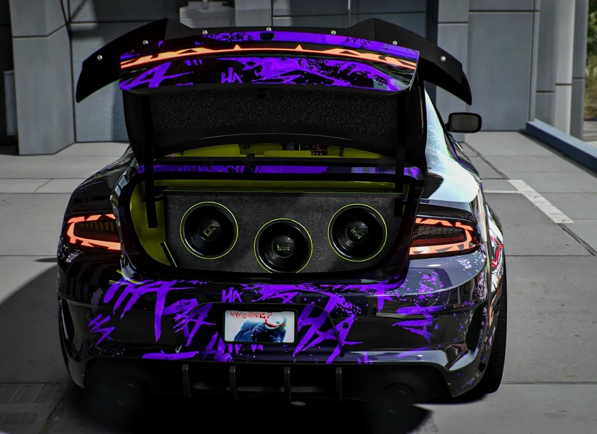 Dodge Charger Hellcat Widebody Joker Wrap [6 Seater Slider] | Tony´s Custom