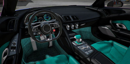 Audi R8 Stitch & Angel Livery | Gamer's Cafe