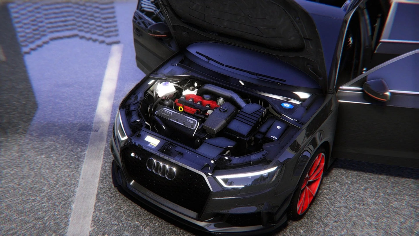 Audi RS3 Hatchback Revo (Animation Roof) 40+ Tuning Parts | Lemon