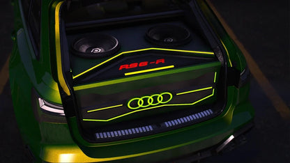 Audi RS6 R On Big Twisted Artis Forged Wheels | PNUT Customs