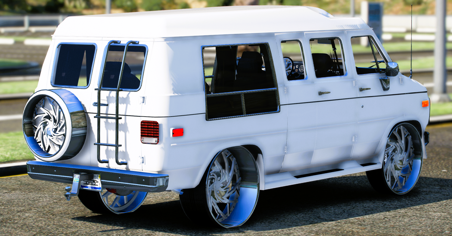 (Debadged) Chevy G20 Donk (6 Seater) | One Deep