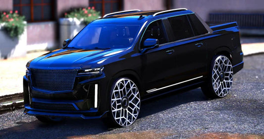 (Debadged) 2023 Cadillac Escalade EXT V-Sport On Forgis Bulletproof (6 Seater) | Bleed | Tuned