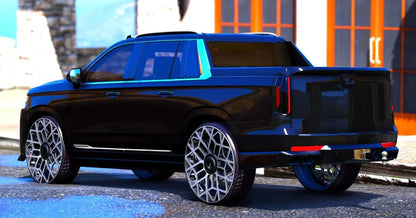 (Debadged) 2023 Cadillac Escalade EXT V-Sport On Forgis Bulletproof (6 Seater) | Bleed | Tuned