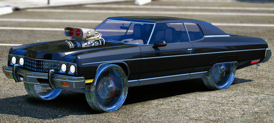 (Debadged) 1973 Chevy Impala Custom Donk | One Deep