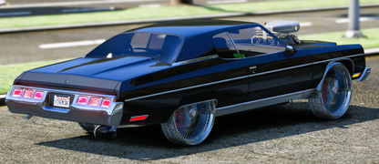 (Debadged) 1973 Chevy Impala Custom Donk | One Deep