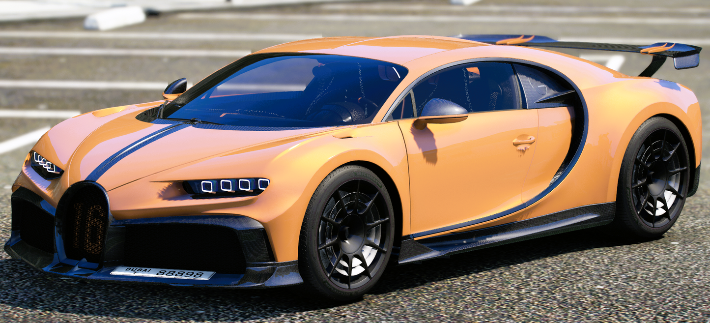 (Debadged) Andrew Tate Bugatti Chiron Pur Sport Bulletproof | CroneNex | Tuned