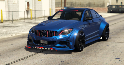 (Debadged) Mercedes AMG C63s Widebody Unmarked PD | Hamada Drift