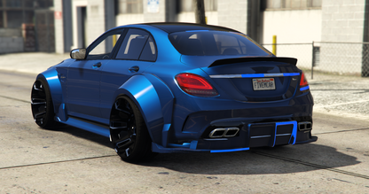 (Debadged) Mercedes AMG C63s Widebody Unmarked PD | Hamada Drift