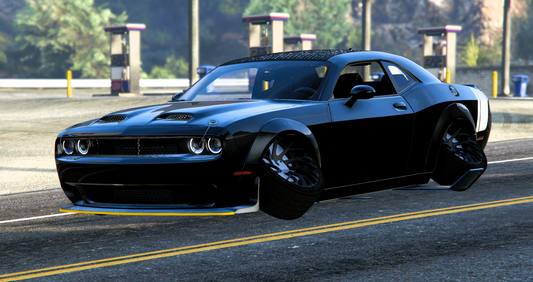 (Debadged) Custom 2023 Dodge Challenger Hellcat "Black Ghost" (Flying) | Tony´s Custom