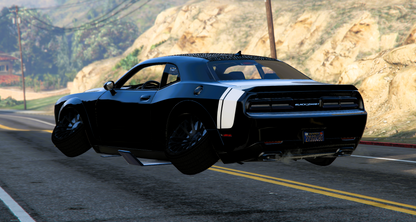 (Debadged) Custom 2023 Dodge Challenger Hellcat "Black Ghost" (Flying) | Tony´s Custom