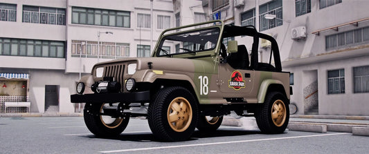 (Debadged) 11992 Jeep Wrangler YJ Sahara | Underground Customs