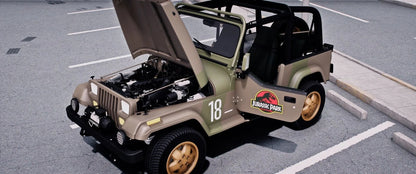 (Debadged) 11992 Jeep Wrangler YJ Sahara | Underground Customs