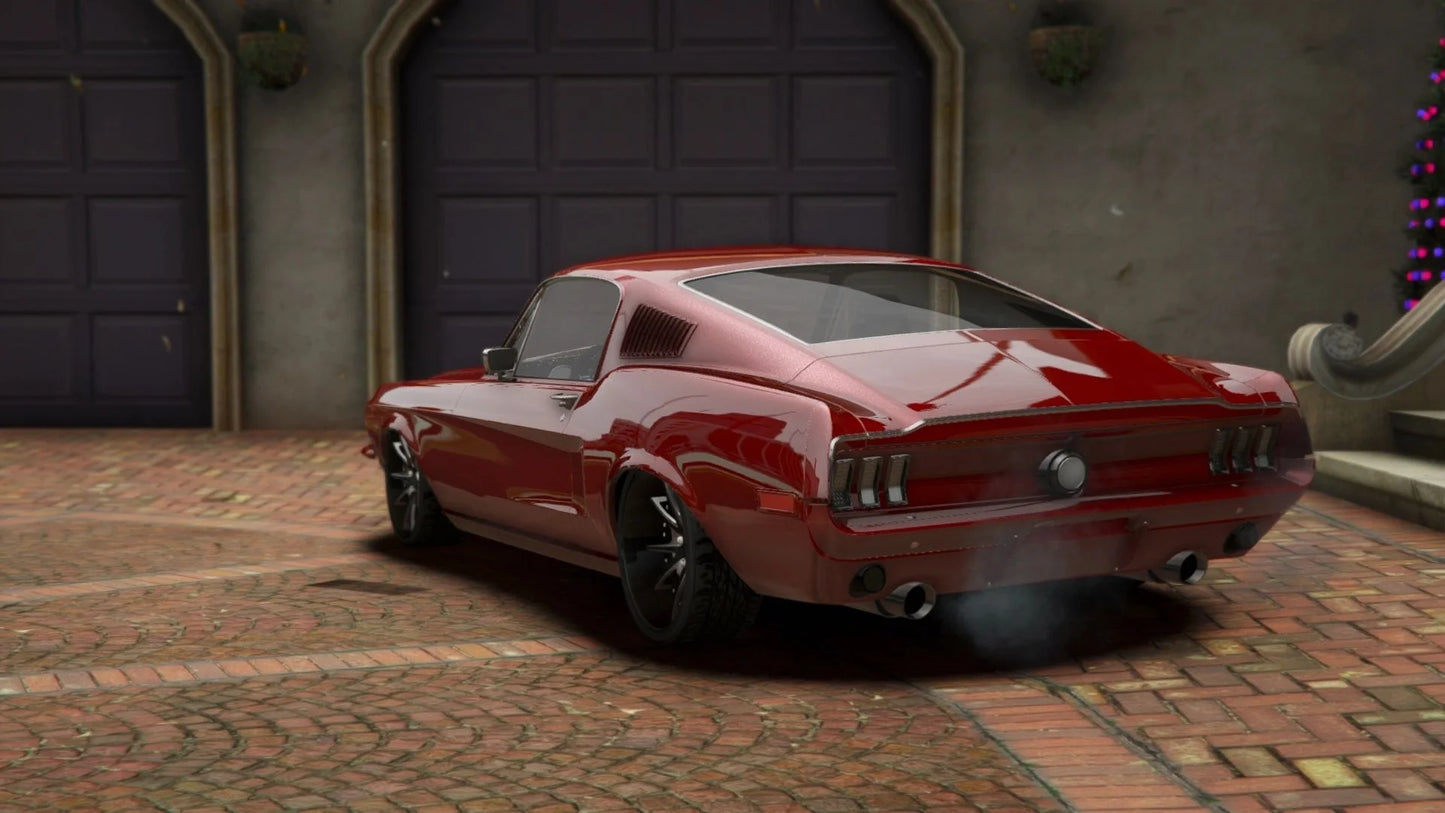 (Debadged) 1969 Ford Mustang Cobra Slider Modern Interior Swap | Goonie