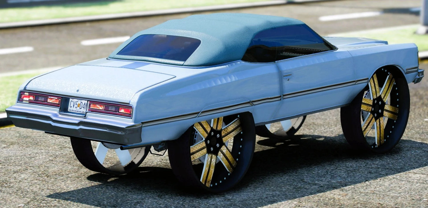 (Debadged) 1974 Chevy Caprice DT Donk | One Deep