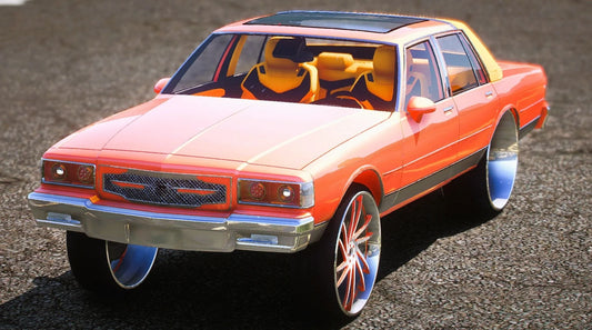 (Debadged) 1986 Chevrolet Caprice Brougham On 30s | GG