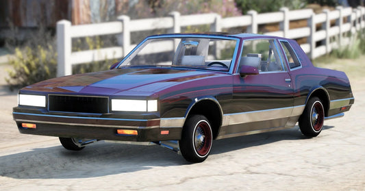 (Debadged) 1986 Chevrolet Monte Carlo Lowrider (Working Hydraulic) | Unique Customs