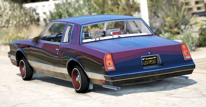 (Debadged) 1986 Chevrolet Monte Carlo Lowrider (Working Hydraulic) | Unique Customs