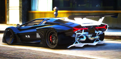 (Debadged) 1988 Lamborghini Countach KS Widebody TwinTurbo Custom V2 | Tora
