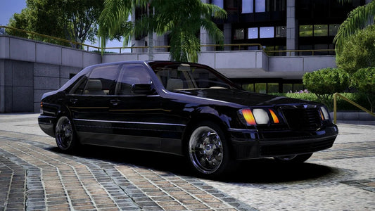 (Debadged) 1994 S600 Slab On Davin Spreewheels | GG