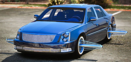 (Debadged) 2007 Cadillac DTS Slab On Swangas | Slab Builds