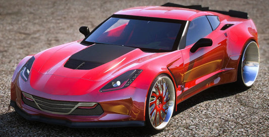 (Debadged) 2017 Chevrolet Corvette C7 Widebody Forgiatos | DDC Cars