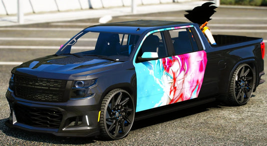 (Debadged) 2019 Chevrolet Tahoe Corvette Bonnet and Zl1 Bumper Swapped | BessiR Customs
