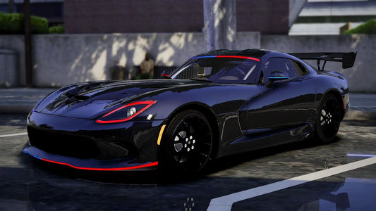 (Debadged) 2016 Dodge Viper SRT ACR LEO PD Modern Lights | NM