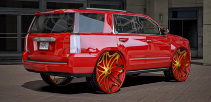 (Debadged) 2019 GMC Yukon Donk on Floats | GZ Customs